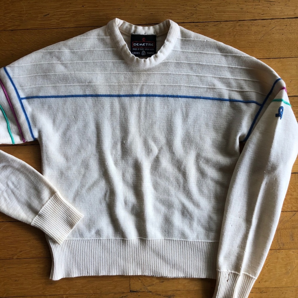 Vintage Demetre women’s ski sweater